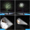 Vnina USB Rechargeable Flashlight, LED Magnetic Flashlights Super Bright Tactical