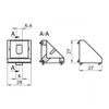 5 x Corner Angle Angle 30 x 30 mm Groove