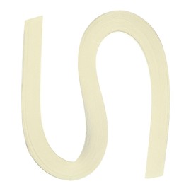PATIKIL 120pcs Quilling Strips Paper 3/8"(10mm) 21"(54cm) Origami Paper Quilling Strip for Art DIY Hand Craft Christmas, Light Beige