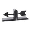 HomArt Arrow Cast Iron Bookends
