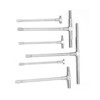 Telescopic Gauge Set 6Pcs for Measuring 8-150mm, Adjustable T Bore