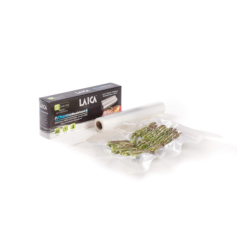 Laica TR2000 Clear Foil Rolls for Sous Vide Cooking