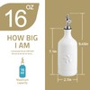 Sweejar 16 Oz Ceramic Olive Oil Dispenser Bottle, Oil Dispenser