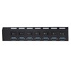 USB Hub 3.0 7‑Port High Speed Splitter Individual Switches Power