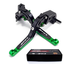YOUMOTECH for Kawasak ZX6R ZX 6R 636 ZX6 R ZX-6R ZX636 2019-2023 Folding Extendable Adjustable Brake Clutch Levers Accessories CNC Aluminum Alloy Ninja zx-6r Hand Brake Lever (D)