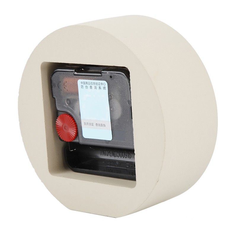 Cement Concrete Clock Silent Alarm Clock Quartz Table Clock (Battery