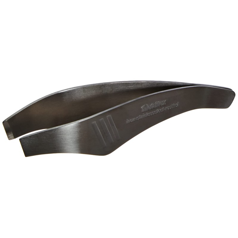 Metaltex Fish Bone Tongs of Stainless Steel, Silver