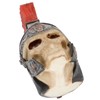 Resin Soldier Skull Modeling Statue Skeleton Sculpture Home Desktop Decoration