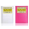 Do not Crush Bend or Fold Warning Sticker 2X3 inch