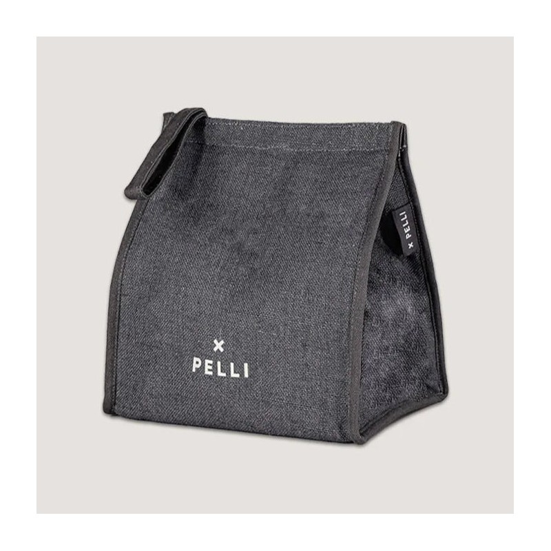 Pelli Big Break Canvas Insulated Lunch Bag, Cinnamon Stick