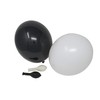 50 Balloons 25 Black & White Quality Balloons 27 cm