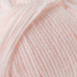 James Brett 100% Acrylic Baby Aran Knitting Yarn Supersoft Knit Craft Wool 5 x 100g (Pale Pink BA8)