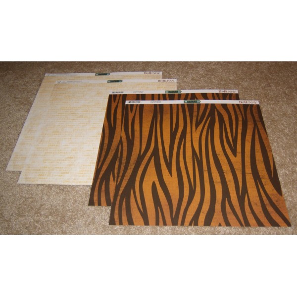 Bo Bunny Double-Sided Heavyweight Paper(4) ~ Safari.....Saf