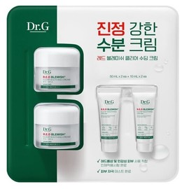 Dr.G 레드 블레미쉬 클리어 수딩크림 50x2 + 10x2 Dr.G Red Blemish Clear Soothing Cream 50x2 + 10x2