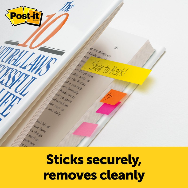 Post-it® Combo Pack, 1 Pad 3"x4", 3 Pads 1"x3", 5