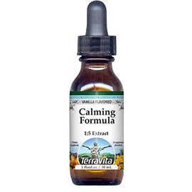 Calming Formula Glycerite Liquid Extract (1:5) - Vanilla Flavored (1 oz, ZIN: 523688) - 3 Pack