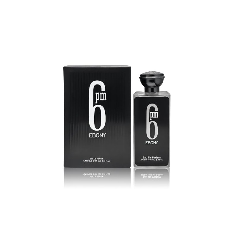 AFLUXE Men’s Cologne 6PM Ebony Original Natural Spray Eau De