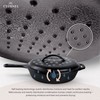 Cast Iron Skillet Set with Lids - 10"+12"-inch Pre-Seasoned Covered