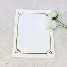 Certificate Paper Set 10-0 Gold Foil Certificate (20 Sheets) Certificate Forms / 상장용지세트 10-0 금박 상장 20매 상장양식류