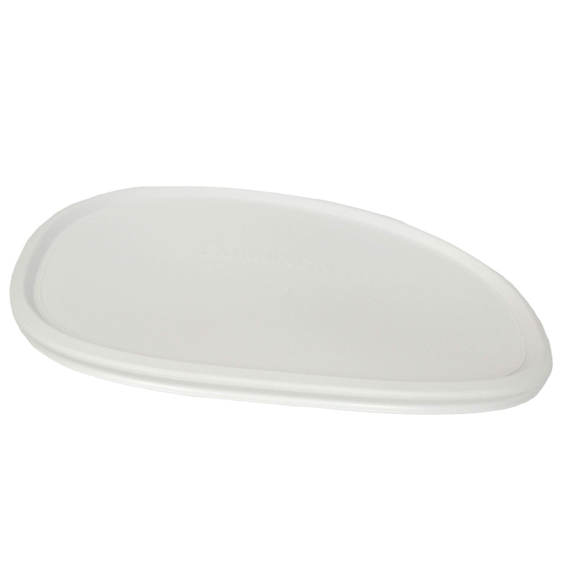 Corningware F-12-PC 1.5qt Oval French White Lid (2-Pack)