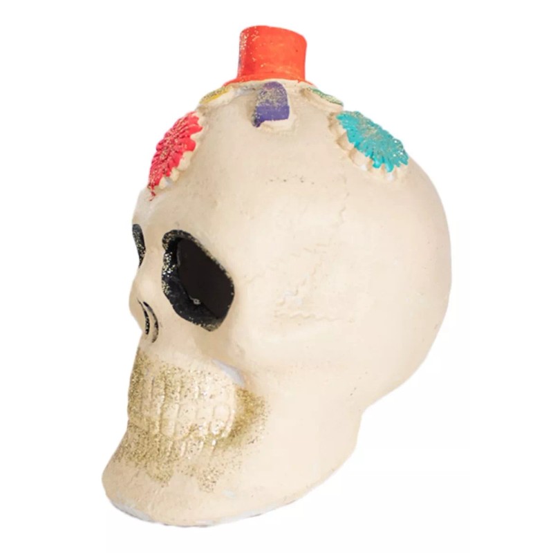 Emporio Bolletd Kit De 2 Portavelas Día De Muertos Cráneo