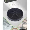 DEKAROX Carbon Filter Activated Carbon Filter 175 mm Diameter for