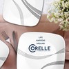Corelle Urban Arc 16pc, Service for 4, Dinnerware Set, 8
