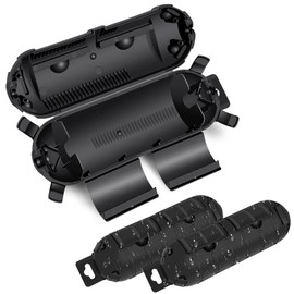 [3 Pack] Outdoor Extension Cord Cover, SuperInk Weatherproof Electrical Connection Waterproof Box to Protect Outdoor Outlet, Plug, Socket, Christmas Holiday Decoration Light, Black