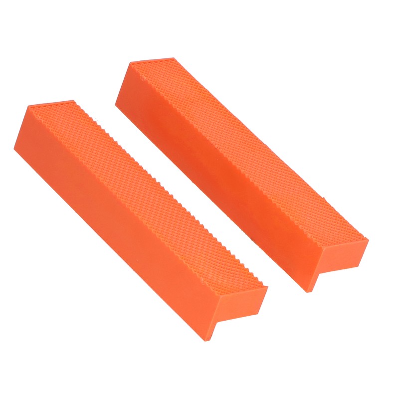 2Pcs Jaws Protection Cover ABS Multiple V Shape Grooves Magnetic