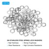 PATIKIL 1/4" Spring Lock Washer, 100 Pack 304 Stainless Steel