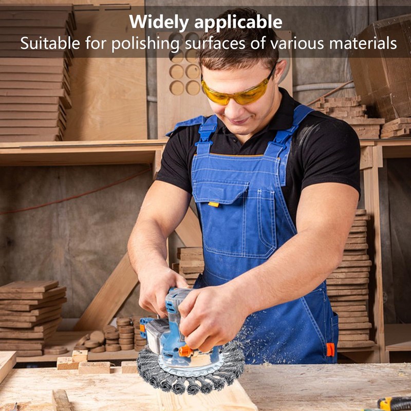 Wire Brush Flex Pack of 2 Wire Brush Angle Grinder