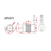 Leopard 4274 4-Pole Brushless Sensored Motor, 1800KV for 1/8 RC
