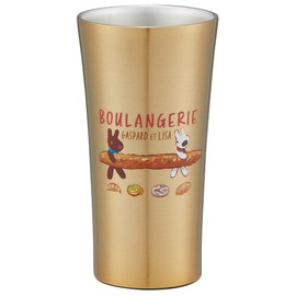 Skater STB4N-A Thermal Insulated Stainless Steel Tumbler, 13.5 fl oz (400 ml), Vacuum Insulated, Lisa and Gas Pearl