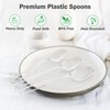 Dealusy 360 Count Clear Plastic Spoons Disposable, BPA-Free, Heat Resistant,