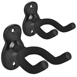 Moreyes Guitar Wall Mount Bracket for Acoustic Guitar, Classical Guitar, Bass, Electric Guitar, 2 Pack