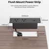 Berigtta Recessed Furniture Drawer Outlet with 3 Fast-Charging USB Ports