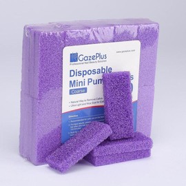 GazePlus Disposable Pumice Stone for Feet, 40 Counts Pedicure Foot Scrubber, Dead Skin Remover, Manicure Nail Care Nail Art Cutics Nail Art Cutics - Color: Purple