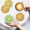 Sesaver 13 Pcs Art Cup Mat Fruit Pattern Art Cup