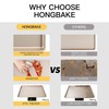 Jelly Roll Pan 15x10 - HONGBAKE Commercial Cookie Sheets for