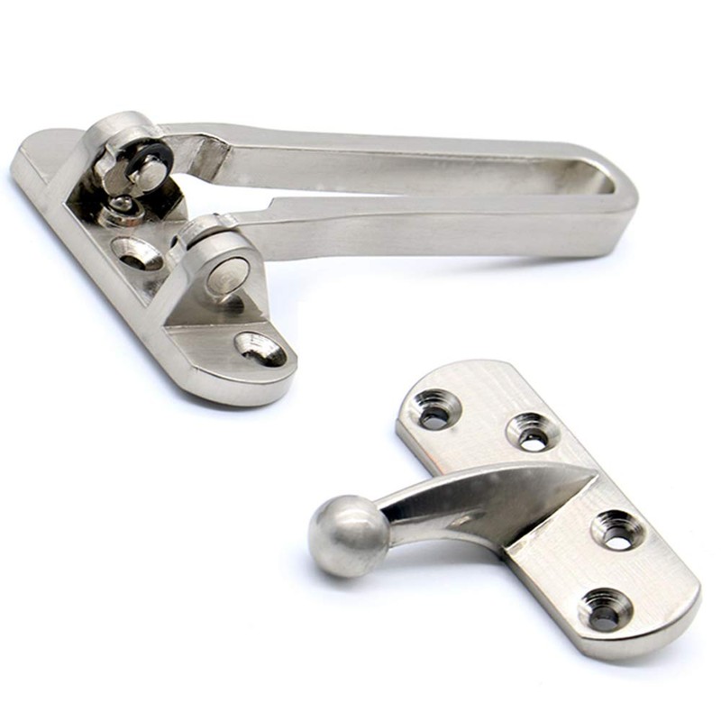 Hasp Latch Lock Door Chain Anti-Theft Clasp Zinc Alloy Window