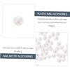 SAFIGLE 10000Pcs Pearl Nail Art Decors DIY Manicure Accessories for