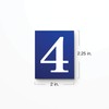 Kantu 2113005 Royal Blue Ceramic Tile Address Number