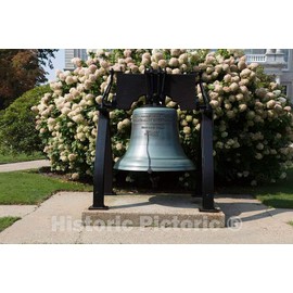 Historic Pictoric Photo - A Full-Sized Replica of The Liberty Bell on The Grounds of The Capitol (or State House as New Hampshirites Call it) in Concord, New Hampshire's Capital City 12in x 08in