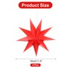 MECCANIXITY 4 Pcs Paper Star Lanterns 9-Pointed 12" Hanging Star