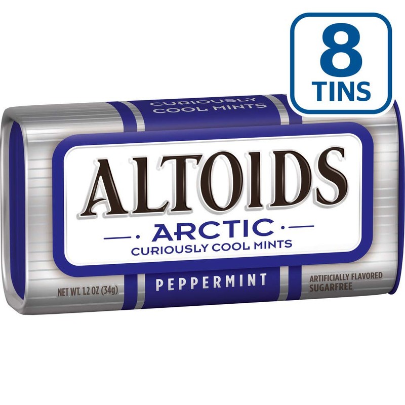 ALTOIDS Arctic Peppermint Breath Mints - Altoids Hard Candy Bulk,