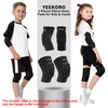 YEEKORO Kids/Youth Knee Pads + Elbow Pads, Compression Support Sleeve
