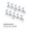Muestrario Uñas Dedo Practica Soporte De Uñas Magnético 2kit Lab.G