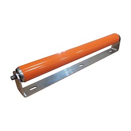 Polyurethane Coated Roller with Bracket, 21″ Between Frame, 1.9" Diameter Roller