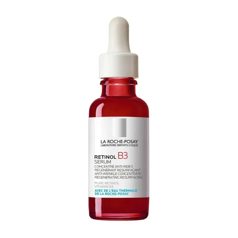 Retinol B3 Serum Facial Antiarrugas Profundas Frasco Rojo
