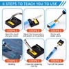 Electronics Soldering Iron Kit, SREMTCH 80W LCD Digital Soldering Gun